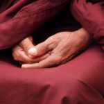 monk, hands, zen